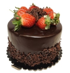 Yumuşacık Kekli Çikolatalı 2-3 Kişilik Pasta